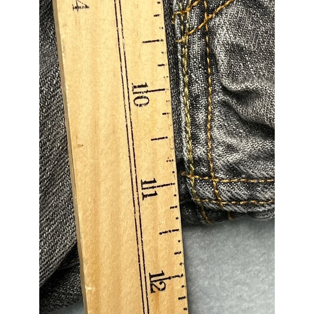 Levi's 501 W35 L34 (32x28) MEN Black Faded Denim Jeans Button Fly Y2K